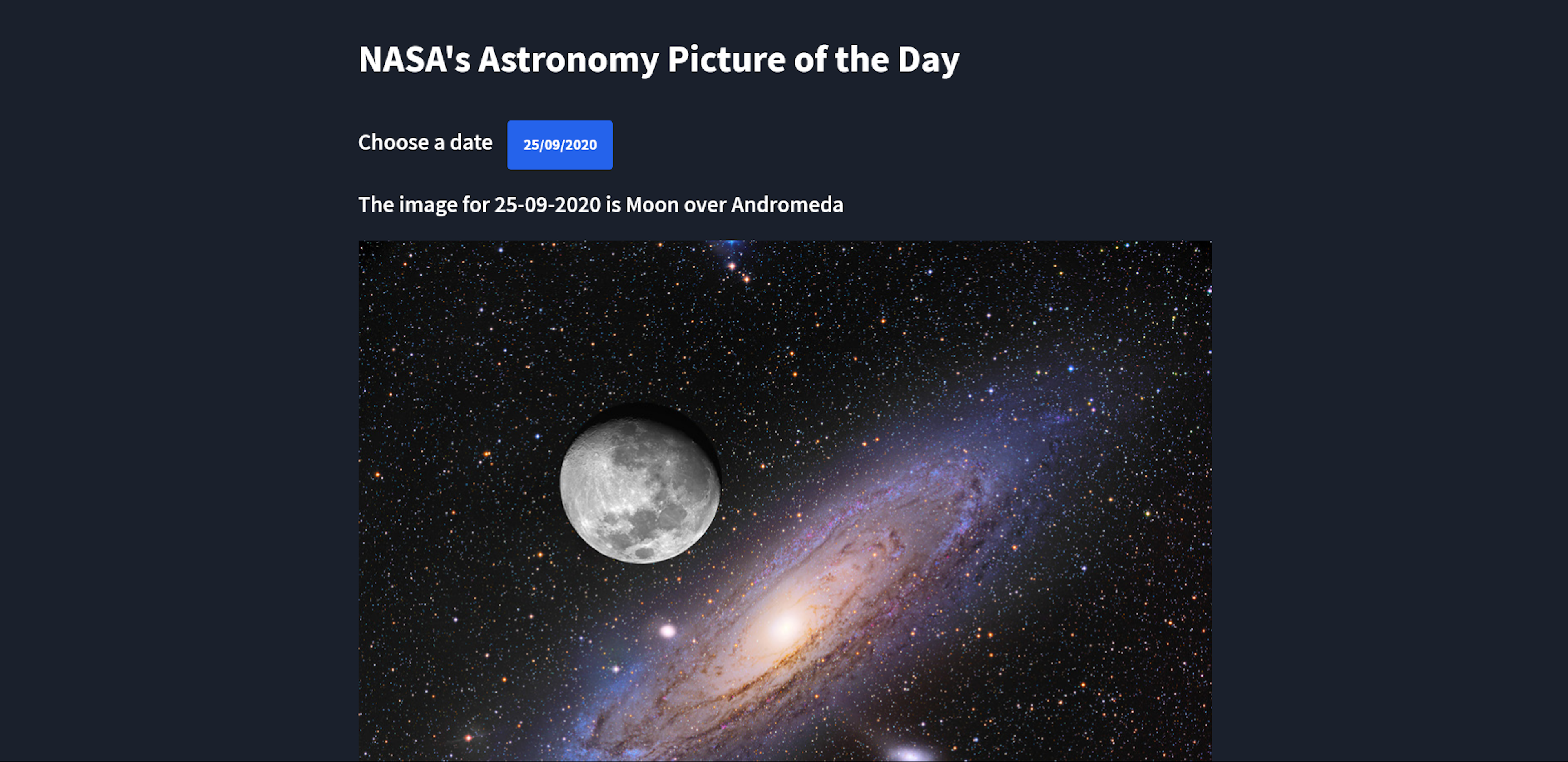 NASA Astronomy Picture of the Day