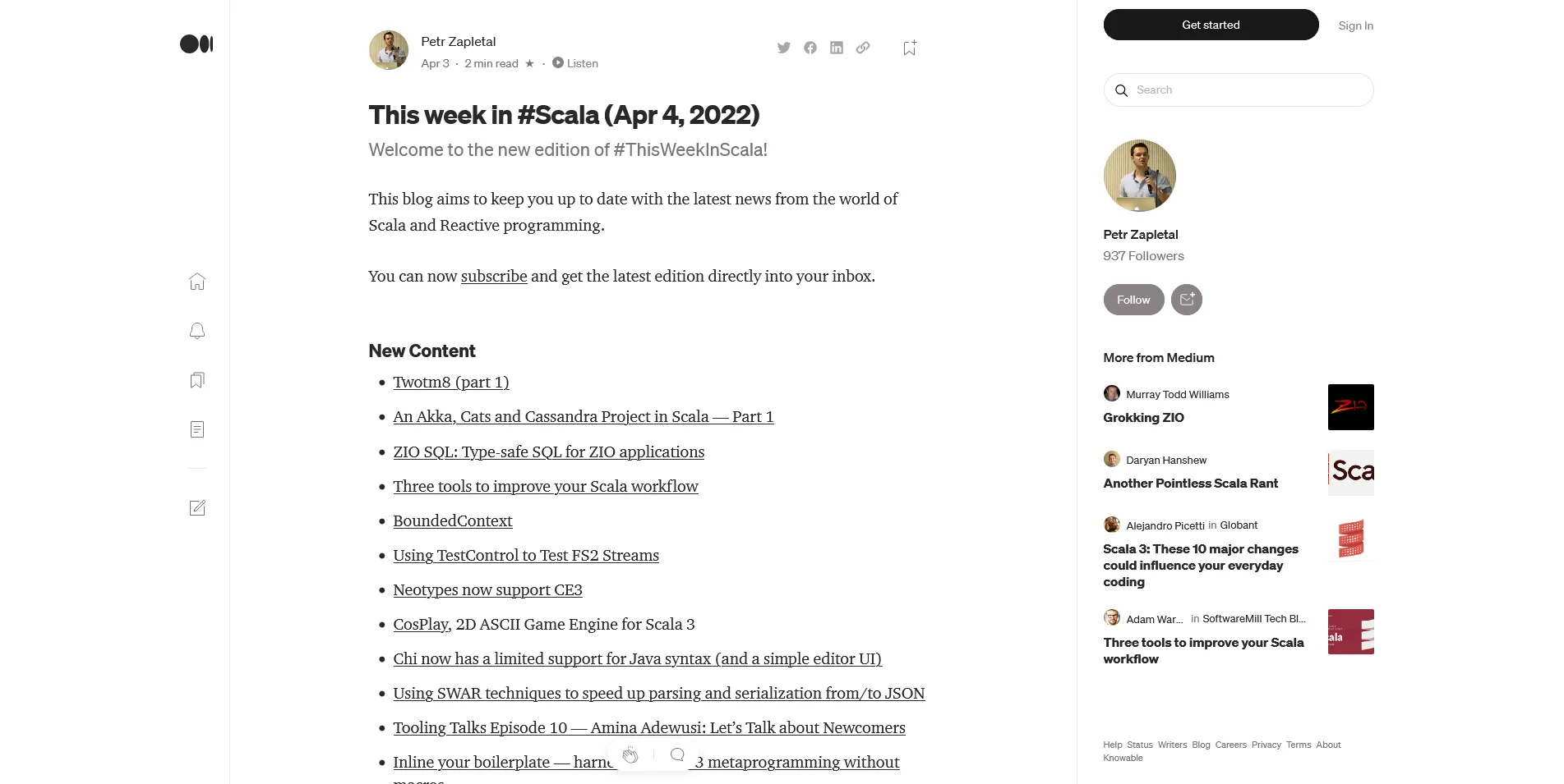 This Week in Scala